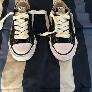 Miharayasuhiro Black and White Sneakers